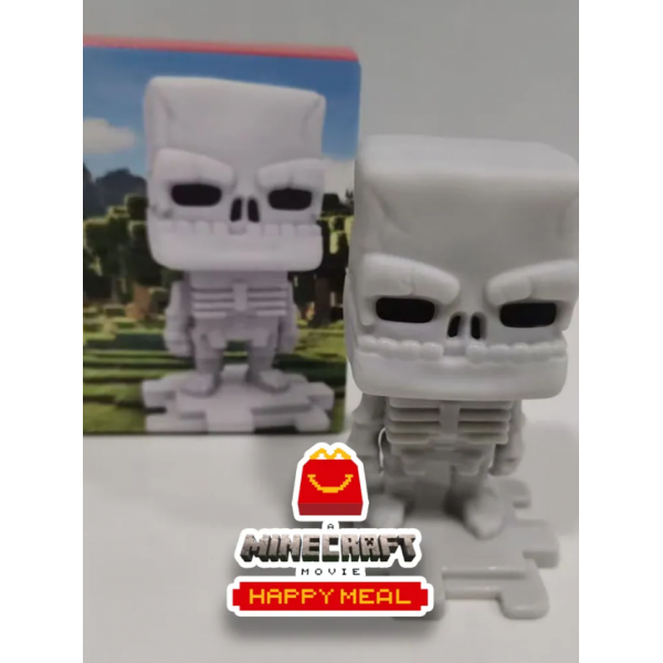 Фігурка скелетон Minecraft (Minecraft Skeleton) - McDonald's Happy Meal Майнкрафт Макдональдс хеппі міл іграшка