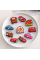 Джибітси Тачки Cars 10 шт аксесуари крокс прикраса