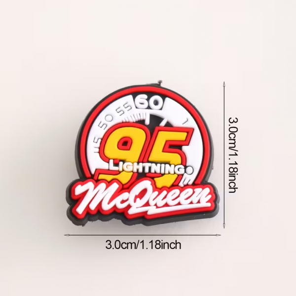 Джибітси Тачки Cars 10 шт аксесуари крокс прикраса