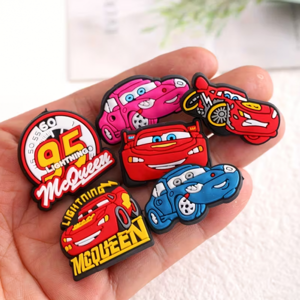 Джибітси Тачки Cars 10 шт аксесуари крокс прикраса