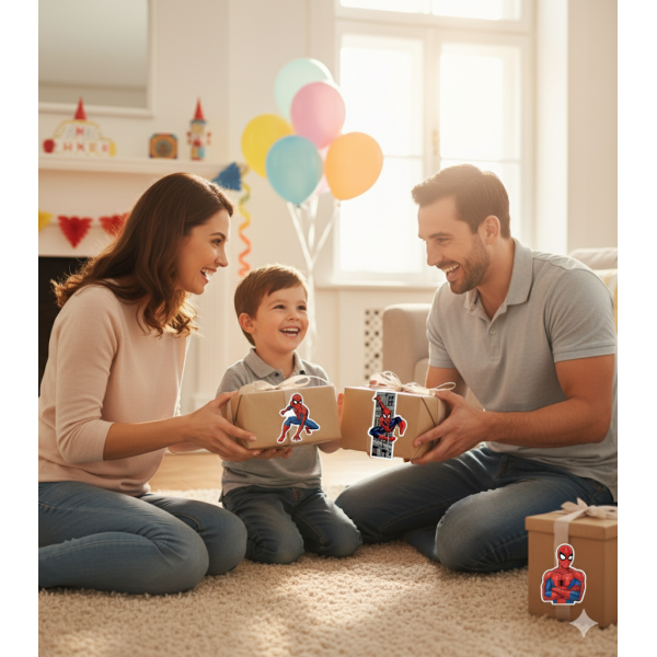 Стікери Людина Павук Спайдермен Spiderman Marvel Marvel 3D стікерпак наклейки набір наклейок 20 шт