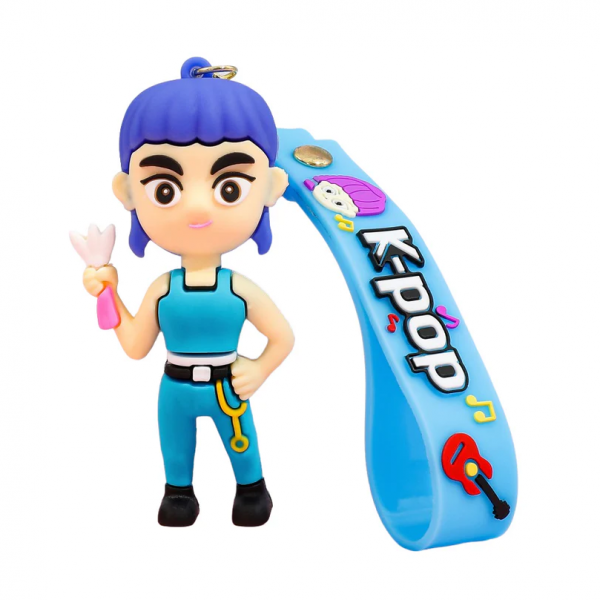 Брелок Кейпоп мисливці на демонів K-Pop Demon Hunters Huntr/x дитячий на рюкзак, ключі іграшка 8 см