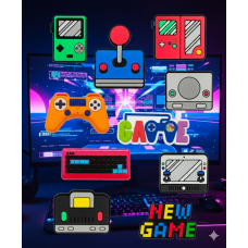 Джибітси відеоігри геймпад ігрова консоль game Jibbitz 10 шт аксесуари крокс прикраса