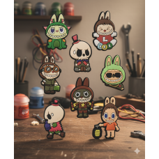 Джибітси Лабубу Labubu The Monsters монстр Jibbitz 8 шт аксесуари крокс прикраса