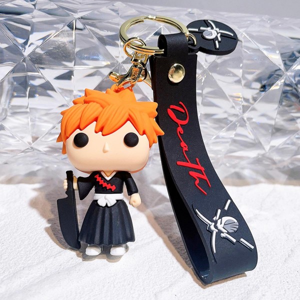 Брелок Бліч Ічіго Куросакі аніме Bleach Ichigo Kurosaki для дітей на рюкзак, ключі 6,7 см