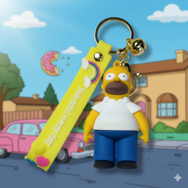Брелок Гомер Сімпсон Homer Simpson фігурка іграшка для ключів, рюкзака, сумки 6.5см