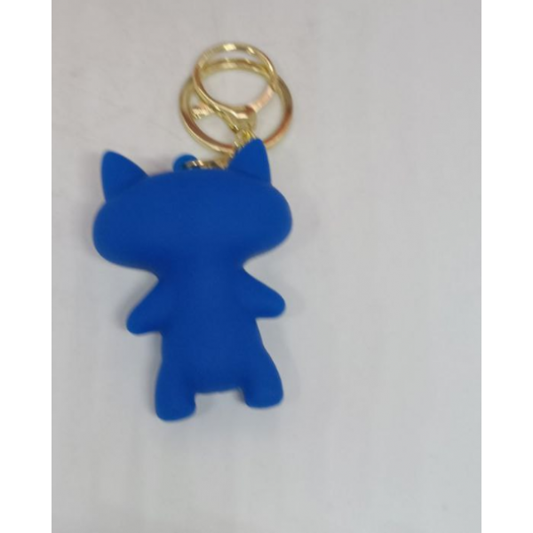 Брелок Фуглер Fuggler синяя подозрительная лиса Funny Ugly Monster фигурка игрушка для ключей, рюкзака, сумки 5 см