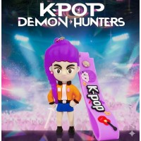 Брелок Кейпоп охотницы на демонов Rumi Руми K-Pop Demon Hunters Huntr/x детский на рюкзак, ключи игрушка 8 см