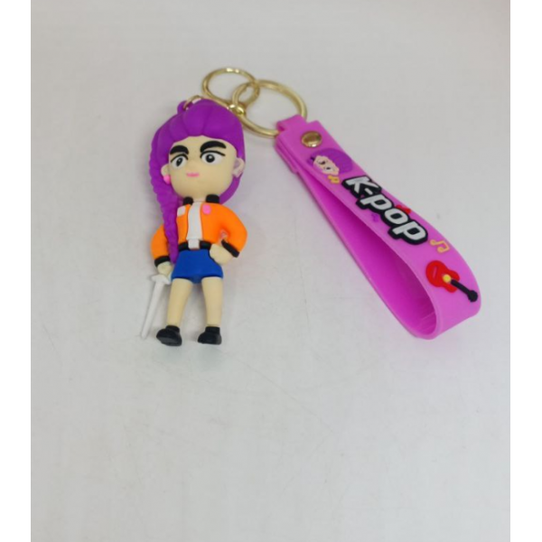 Брелок Кейпоп охотницы на демонов Rumi Руми K-Pop Demon Hunters Huntr/x детский на рюкзак, ключи игрушка 8 см