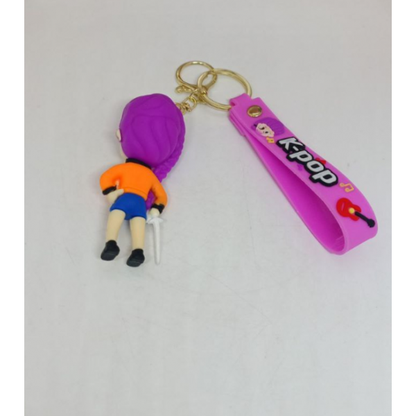 Брелок Кейпоп охотницы на демонов Rumi Руми K-Pop Demon Hunters Huntr/x детский на рюкзак, ключи игрушка 8 см