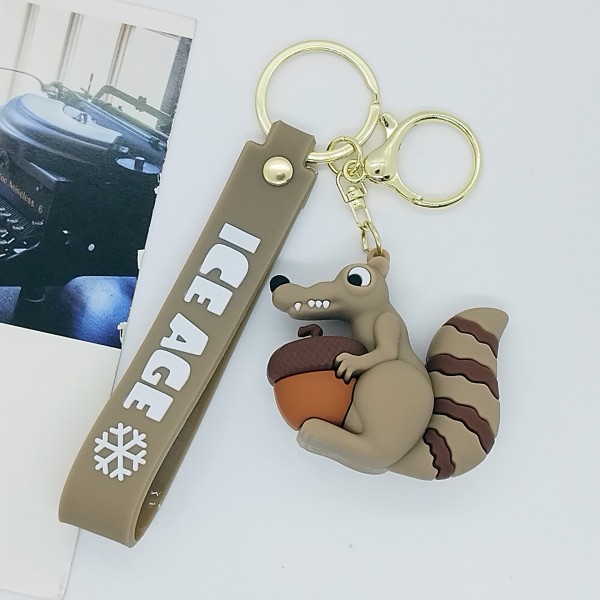 Брелок Льодовиковий період Ice Age Скрат підвіска фігурка на ключі, на сумку іграшка 5,2 см