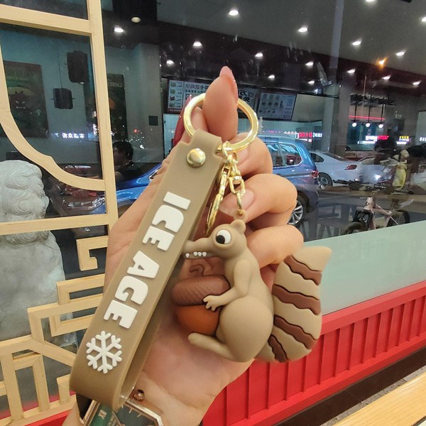 Брелок Льодовиковий період Ice Age Скрат підвіска фігурка на ключі, на сумку іграшка 5,2 см