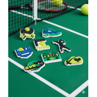 Джибитсы спорт теннис ракетка sport tennis Jibbitz 8 шт аксессуары крокс украшение