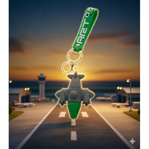 Брелок Бомбардиро Крокодило Італійські брейнрот меми Bombardiro Crocodilo фігурка іграшка для ключів, рюкзака, сумки 6 см