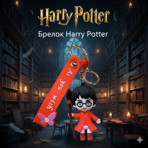 Брелок Гарри Поттер Harry Potter на рюкзак, ключи 7 см