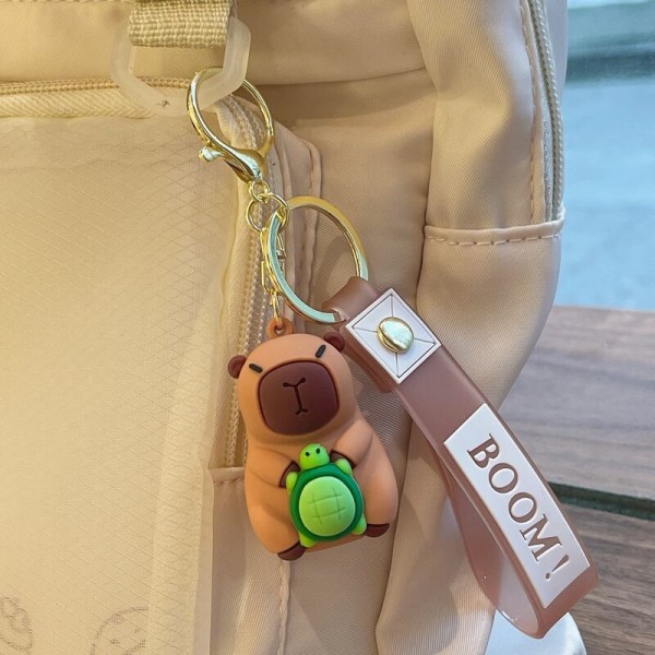 Брелок Капібара capybara на ключі, на сумку фігурка іграшка антистрес підвіска 5 см