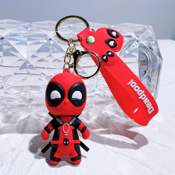 Дедпул брелок Deadpool чорний Марвел супергерой 7 см