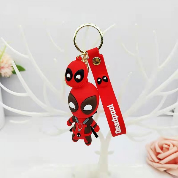 Дедпул брелок Deadpool чорний Марвел супергерой 7 см