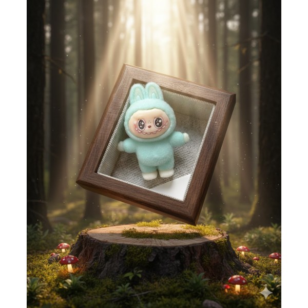 Фигурка Лабубу Labubu The Monsters монстр игрушка детская пушистая голубая 4 см