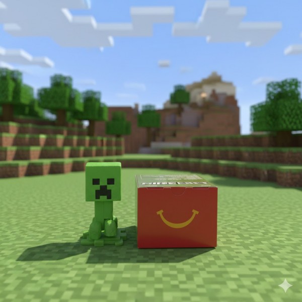 Фігурка Кріпер Minecraft (Minecraft Creeper) - McDonald's Happy Meal Майнкрафт Макдональдс хеппі міл іграшка
