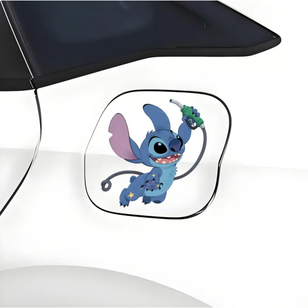 Автомобільна наклейка 3D Ліло та Стіч Lilo and Stitch 10X10см