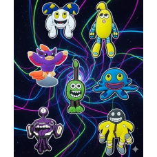 Джибітси Співаючі монстри My Singing Monsters Jibbitz 7 шт аксесуари крокс прикраса