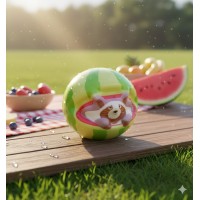 Іграшка антистрес сквіш Єнот Кавун Італійські Тварини Italian Brainrot Італійський брейнрот іграшка для дітей 10 см