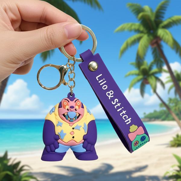 Брелок Ліло і Стіч доктор Джамба Джукіба Dr. Jumba Jookiba Lilo Stitch фігурка іграшка для ключів, рюкзака, сумки 6 см