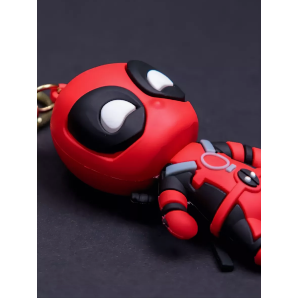 Дедпул брелок Deadpool чорний Марвел супергерой 7 см