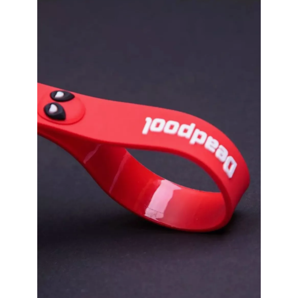 Дедпул брелок Deadpool чорний Марвел супергерой 7 см