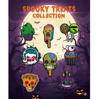 Джибитсы Хэллоуин Halloween Jibbitz 8 шт аксессуары крокс украшение