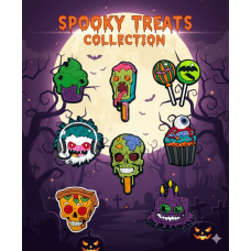 Джибітси Хелловін Halloween Jibbitz 8 шт аксесуари крокс прикраса