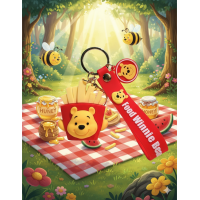 Брелок Вінні Пух Winnie the Pooh фігурка іграшка для ключів, рюкзака, сумки 6,3 см