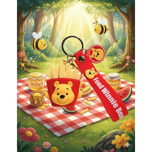 Брелок Вінні Пух Winnie the Pooh фігурка іграшка для ключів, рюкзака, сумки 6,3 см