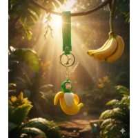 Брелок Chimpanzini Bananini Шимпанзіні Бананіні Італійські брейнрот меми фігурка іграшка для ключів, рюкзака, сумки 6 см