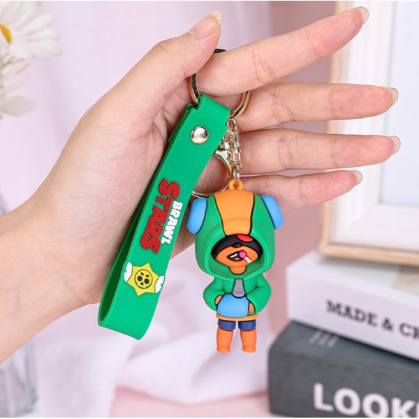 Брелок Бравл Старс Brawl Stars Leon Леон фігурка іграшка для ключів, рюкзака, сумки 7 см