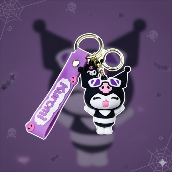 Брелок Куромі kuromi дитячий брелок на рюкзак, ключі 6 см