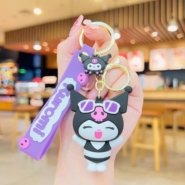 Брелок Куромі kuromi дитячий брелок на рюкзак, ключі 6 см