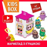 Кидс бокс Лабубу Labubu The Monsters монстр игрушка с мармеладом в коробочке, 1 шт