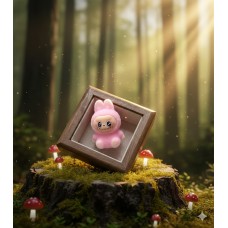 Фігурка Лабубу Labubu The Monsters монстр іграшка дитяча пухнаста рожева 4 см