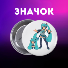 Значок Саллі Фейс Sally Face на шпильці на рюкзак 44 мм 1 шт