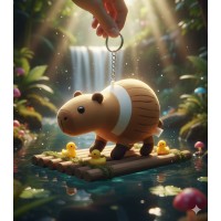 М'яка іграшка-брелок Бурбалоні Луліолі Burbiloni Luriloni Italian Brainrot Італійський брейнрот для дітей 13 см