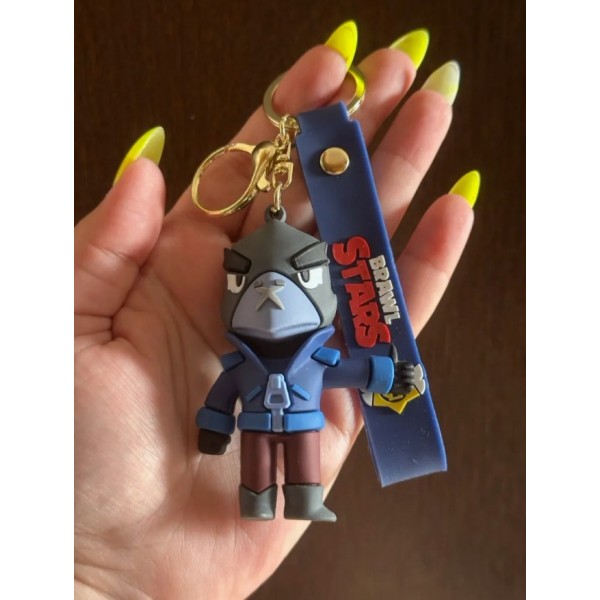 Брелок Бравл Старс Brawl Stars Crow ворон фігурка іграшка для ключів, рюкзака, сумки 8,2 см