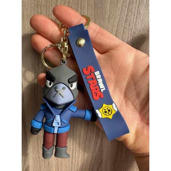 Брелок Бравл Старс Brawl Stars Crow ворон фігурка іграшка для ключів, рюкзака, сумки 8,2 см