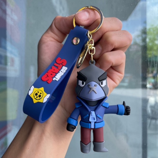 Брелок Бравл Старс Brawl Stars Crow ворон фігурка іграшка для ключів, рюкзака, сумки 8,2 см