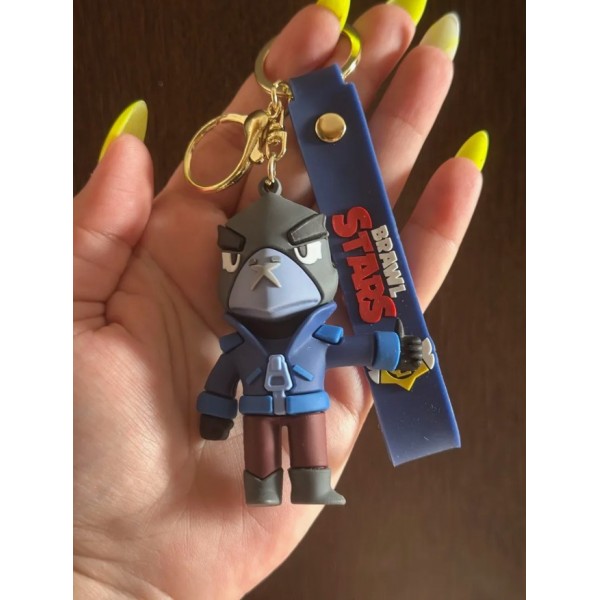 Брелок Бравл Старс Brawl Stars Crow ворон фігурка іграшка для ключів, рюкзака, сумки 8,2 см