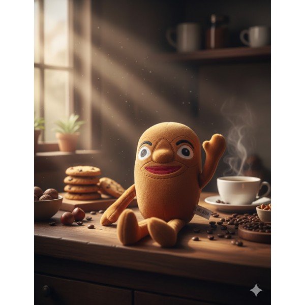 М'яка іграшка-брелок Тун Тун Сахур Tung Tung Sahur Italian Brainrot Італійський брейнрот для дітей 19 см