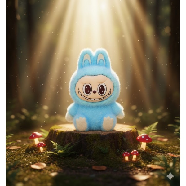 Фигурка Лабубу Labubu The Monsters монстр игрушка детская пушистая синяя 4 см