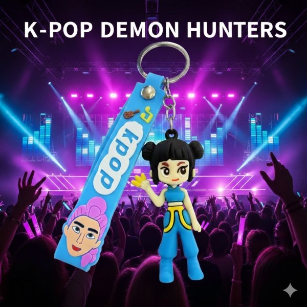Брелок Кейпоп мисливці на демонів Zoey Зої K-Pop Demon Hunters Huntr/x дитячий на рюкзак, ключі іграшка 7 см