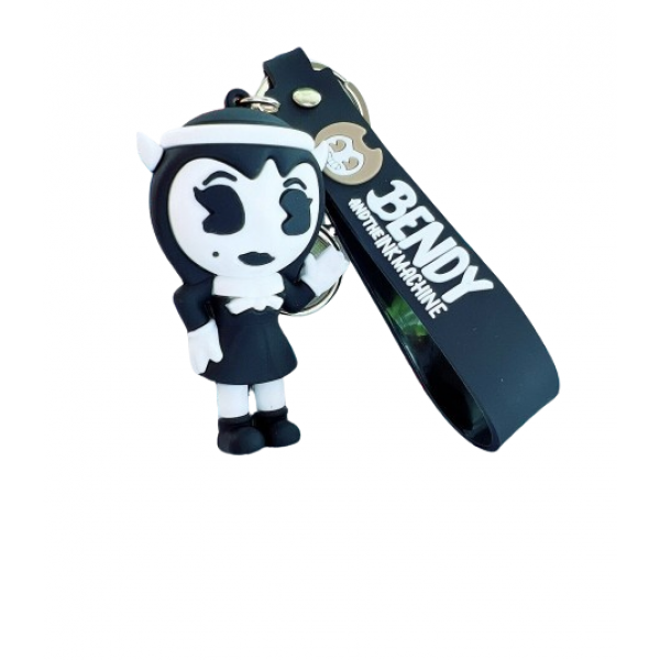 Брелок Бенди і Чорнильна Машина Ангел Аліса фігурка Alice Angel Bendy And The Ink Machine дитячий брелок на рюкзак, ключі 7 см